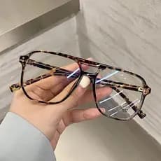 Quadrado Duplo Anti Luz Azul Óculos Masculino Bloqueando Feminino Quadro Ópticos Computador