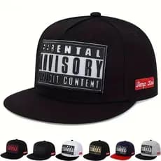 Trendy Snapback Hat - Fashionable Hip Hop Baseball Cap for Men and Women, Lightweight Sun Protection**&-