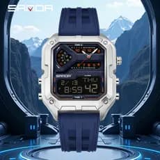 Sanda 6278 Relógio Masculino De Luxo À Prova D'água Esportes Ao Ar Livre Despertador Multi Funcional Moda Eletrônico-41