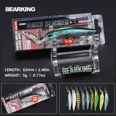 BEARKING 63mm 5g SP Iscas De Pesca Isca Artificial Profissional UV Cores minnow Sistema De Peso Ímã crankbait wobbler Acessórios