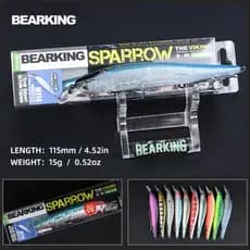 BEARKING 115mm 15g SP Sistema De Peso De Tungstênio Isca De Pesca Topo Anzóis De Qualidade Para