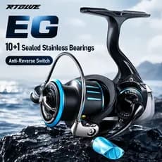 RTBLUE EG Carretel De Pesca Giratório 2500 3000 10 + 1 Rolamentos De Aço Inoxidável 6.3 : 1 Relação De Engrenagem Anti R