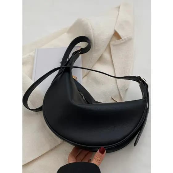Bolsa de Ombro Tiracolo Feminina Alça Regulavel Fechamento em Ziper