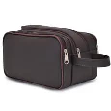 Necessaire Grande para cuidados pessoais e higiene / Necessaire Masculina Organizador de Viagem / Bolsa Pequena de Mão