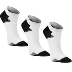 Kit 3 Pares Meia Poliamida Esportiva Invisível Respirável Academia Corrida