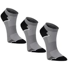 Meia Poliamida Cano Curto Soquete Esportiva  Kit 3 Pares Meia Invisível Corrida Caminhada Treino