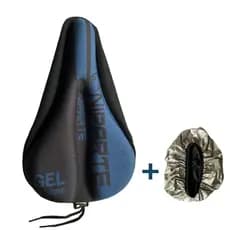Capa NIPARTE Para Selim Em Gel Revestida Mais Grosso Para Banco Bicicletas, confortável,