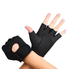 Luva de Academia Treino Crossfit Confortável Neoprene fecho Velcro Antiderrapante Ciclismo - PAR