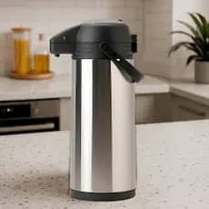 "Garrafa Térmica Inox 1,9L-Café Quente em Qualquer Hora, Conserva Bebidas, Casa e Escritório"