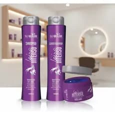 Kit Capilar Profissional Blond Loiro Intenso Mahair Cabelos Loiros Cabelos Grisalhos Cabelos com Luzes