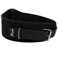 Cinturão Musculação Agachamento Alta Performance Sport Preto Fivela Um Pino com apoio da lombar Pentágono