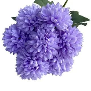 Buquê com 7 Hortênsias Artificiais - Flores de Seda Premium para Casamento