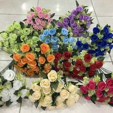 Buquê de Rosas com Folhagem, Buquê de Casamento, Buquê de Noiva