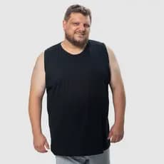 Camiseta Regata Plus Size Masculina De Algodão Camiseta Grande Machão G1 G2 G3 G4