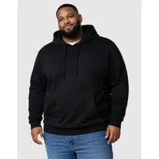 Casaco Blusa Moletom Masculina Plus Size Liso G1 G2 G3 G4 Canguru Felpado Peluciado Inverno