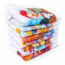PANO DE PRATO PÉ DE GALINHA ESTAMPADO ATACADO 30 UNIDADES