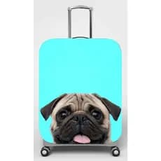 Capa para mala de viagem P Onboard, medidas max C35x A55 x P23cm Cachorro Pug