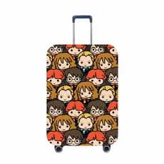 Capa de Mala Personalizada para mala P M G com diversos personagens e temas harry potter