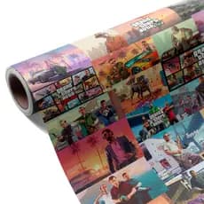 Papel de Parede Adesivo GTA | Vários Modelos Quadrinhos Coloridos Lavável