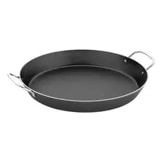 Paellera Antiaderente Preta De Aluminío 38cm Tramontia