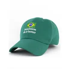 Boné DadHat Premium Brasileiras Ajustável Bordado