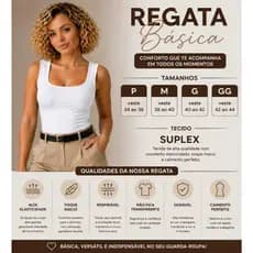 kit 4  Blusas  Regatas Feminina Quadrado Básica Feminina Moda Blusinha