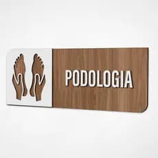 Placa Sinalização Indicativa Podologia
