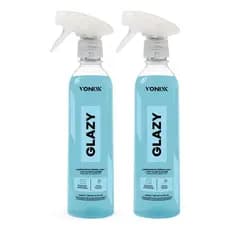 Kit 2 Glazy 500ml Limpa Vidros 4 Em 1 Vonixx