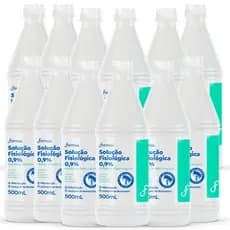 Kit 12 Soro Fisiológico Sorimax Farmax ou Arboreto (sortido) 500ml
