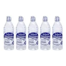 Soro Solução Fisiológica Kit c/ 5 unid Arboreto 500ml - Bico gotejador