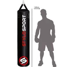 Saco de Pancada Profissional 180cm Boxe Treinamento Academia Stylo Sport