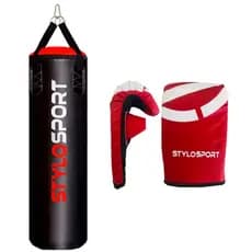 Saco De Pancada Stylo 120x100+ Luva Bate Saco