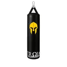 Saco de Pancada Profissional Troia 120cm Boxe Luta Artes Marciais Kickboxing Jiu-Jitsu Solo Drills