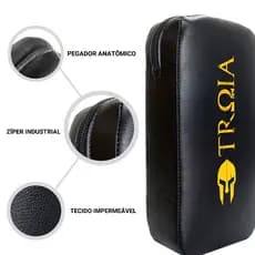 Aparador de Chute Thai Pad mma personal Treino em Academia ou em Casa Troia Unitário