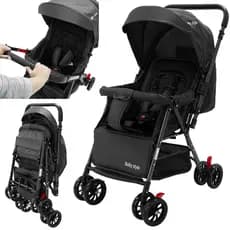 Carrinho de Bebê Passeio Reversível 15kg Runner Infantil Dobrável Compacto Leve e Aprovado INMETRO