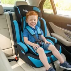 Cadeira de Bebe para Carro Auto 9 a 36kg Vira Booster Assento Elevatório Infantil Proteção Lateral