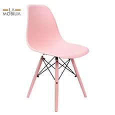 Cadeira Eames Rosa em Polipropileno para Home Office Penteadeira Quarto e Sala - Seat&co
