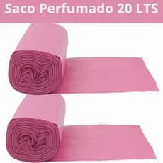 Kit 2 Sacos Sanito Perfumado Para Lixeira de Banheiro Escritorio 20 Litros 50 Unidades Cada