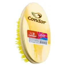Kit 2 Escovas De Lavar Roupas Madeira Oval Lavanderia - Condor