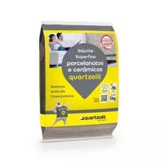 Rejunte Superfino Porcelanatos e Cerâmicas 1kg Quartzolit - Cores Vibrantes e Superfino Acabamento