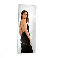 Espelho Decoração 100x40cm Decorativo Grande de Parede Quarto Sala Provador Loja