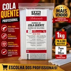 Kit Bastão De Cola Quente 1kg TEKBOND 7mmx30cm