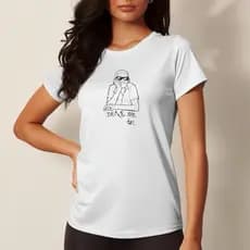 Camiseta Feminina Estampada Frase Samba Cartola