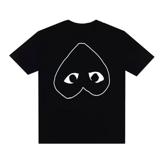 Camiseta Streetwear Oversized Over Coração Garçon Estiloso Marca Y2K Gótico Estampado Largo Hip Hop