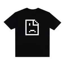 Camiseta Streetwear Oversized Over Meme Erro 404 Bug Y2K Gótico Estiloso Largo Shitpost Camisa Estampado