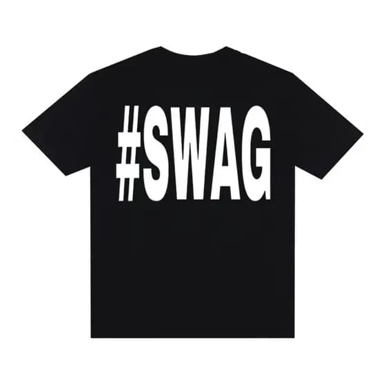 Camiseta Streetwear Oversized Larga Rap Rapper Rocky AAP Swag #Swag Trap Trap Gangster Y2K Gótico
