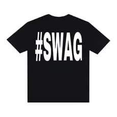 Camiseta Streetwear Oversized Larga Rap Rapper Rocky AAP Swag #Swag Trap Trap Gangster Y2K Gótico