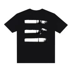 Camiseta Streetwear Street Camisa Over Y2K Emo Gótico Rap Hip Hop Punk Cigarro Trap Largo Oversized Rock