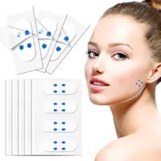 Kit Adesivo Lifting Facial Fita Invisível Antirrugas Antienvelhecimento Estica Pele Disfarça Ruga