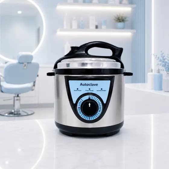 Autoclave 5l Para Manicure Podologia Estética + Brinde  Azul